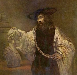 Aristoteles vor einer Homer-Büste, Rembrandt van Rijn