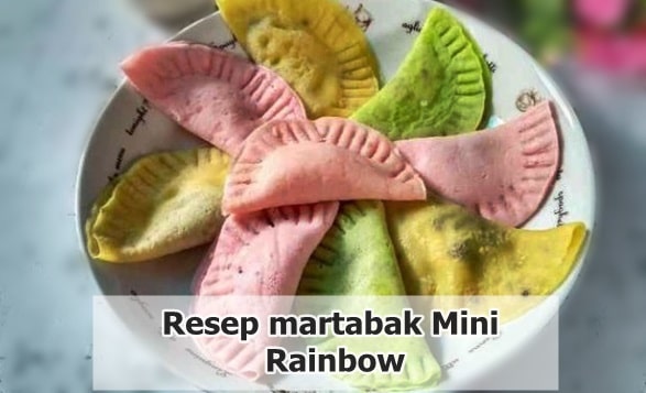 Resep Martabak Mini Raibow Lezat dan Cantik