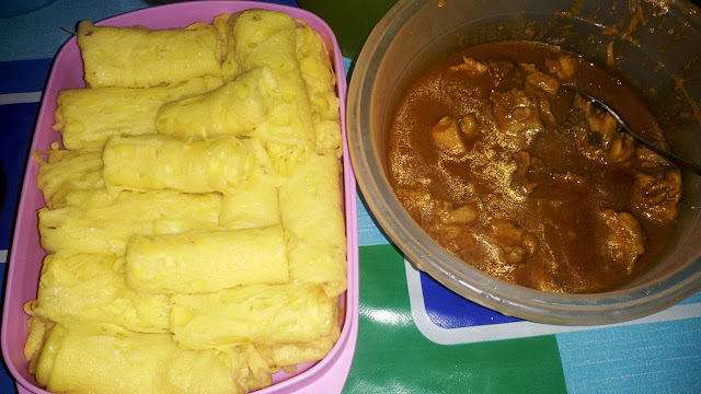 Roti Jala Kari ayam