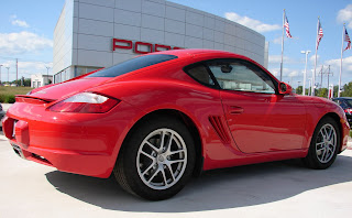 Red Porsche Car