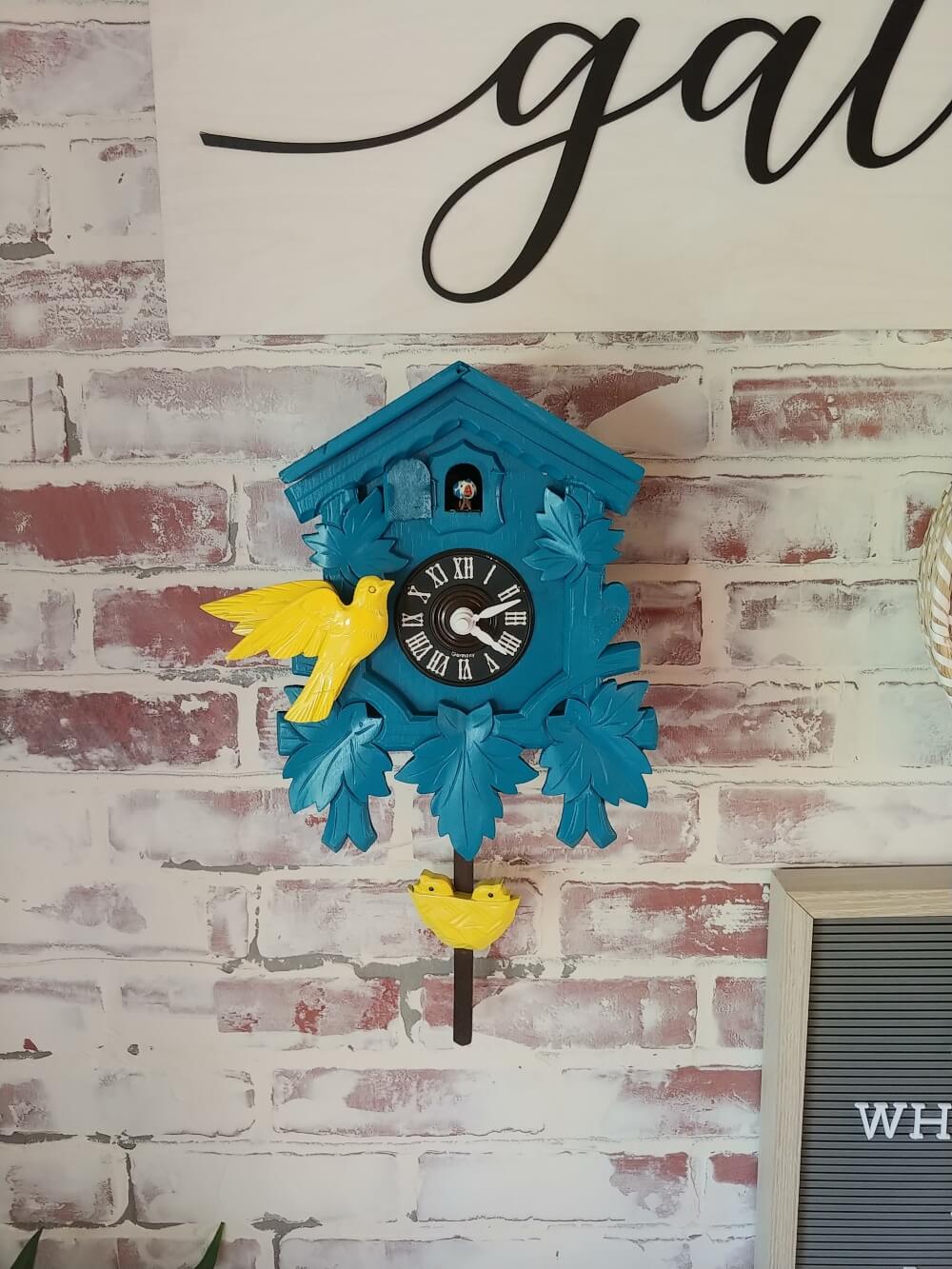 old cuckoo clock makeover