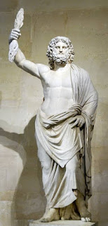 Zeus de Smyrne God - Stautue Sculpture, discovered in Smyrna in 1680