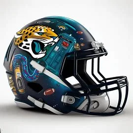 Jacksonville Jaguars Dr. Who Concept Helmet