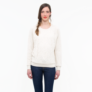 OATMEAL LACE SWEATSHIRT