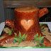 Tree Stump cake