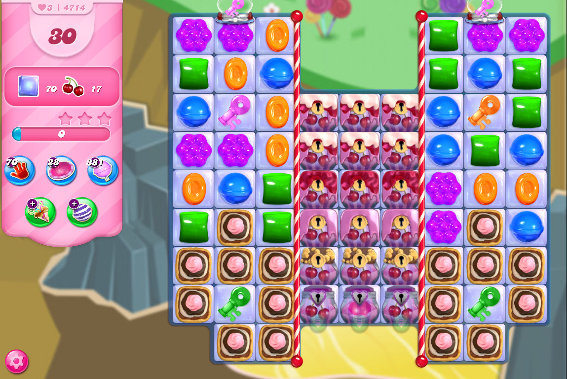 Candy Crush Saga level 4714