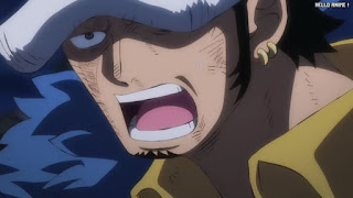 ワンピースアニメ 1031話 トラファルガー・ロー かっこいい トラ男 Trafalgar Law | ONE PIECE Episode 1031