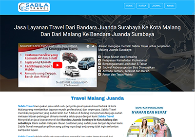 blogspot landing page