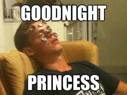 Good Night Princess, Funny Good Night Meme, Picture