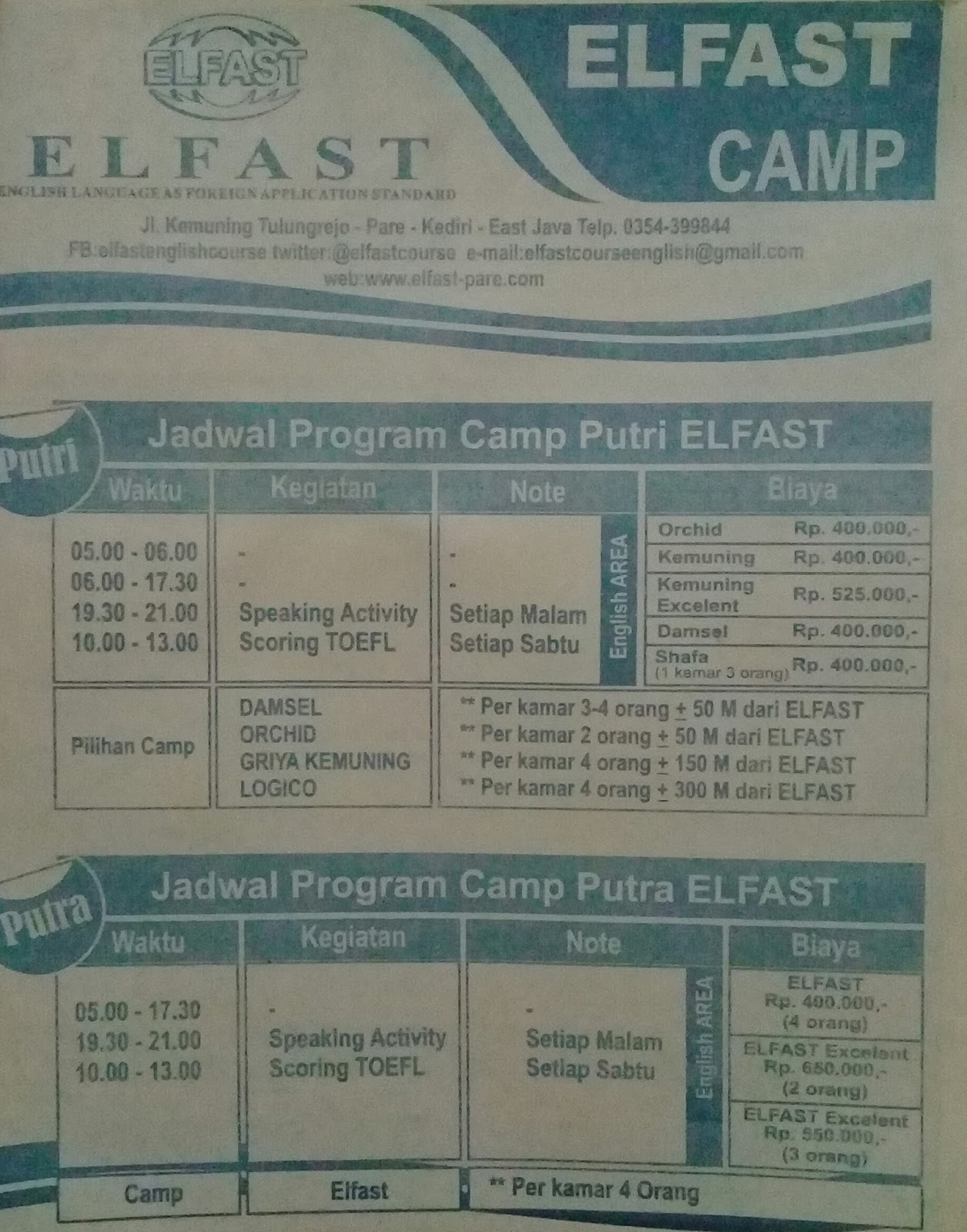 TOEFL Camp Page 2