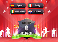 Euro 2012 logo and group C