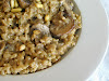 Vegan Rosemary Mushroom Brown Rice Risotto