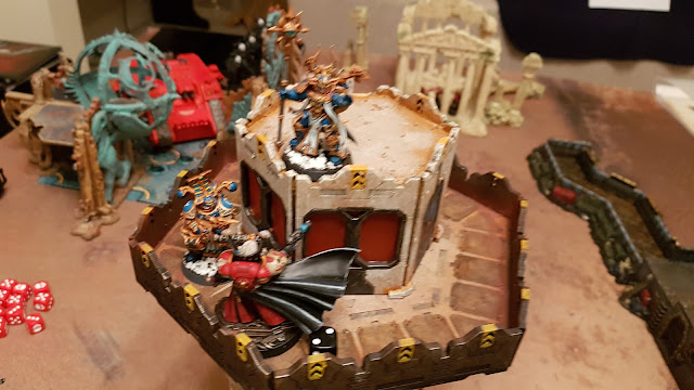 Warhammer 40k battle report - Eternal War - Scorched Earth - 1500 points - Thousand Sons vs Blood Angels