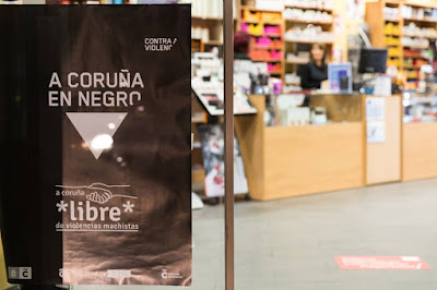 Campaña "A Coruña en negro contra as violencias machistas"