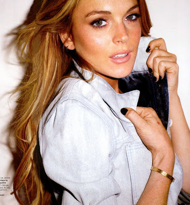 Lindsay Lohan is cute in Bazaar