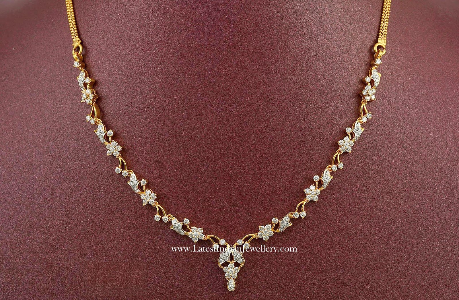 Affordable Indian Diamond Necklace Designs