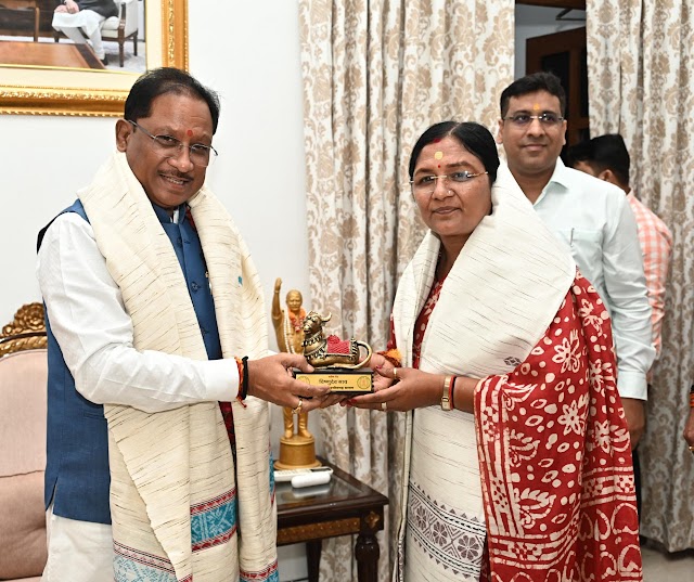 CM साय और केंद्रीय मंत्री ठाकुर की मुलाकात, महिला-बाल विकास योजनाओं पर फोकस