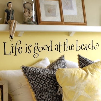 saying Vinyl letters on wall