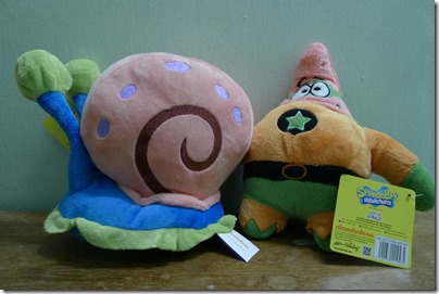 Spongebob's Pet Gary and Patrick Superhero Plush Toys 