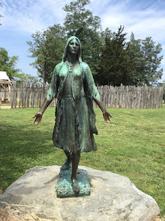 Historic Jamestown Pocahontas Statue 