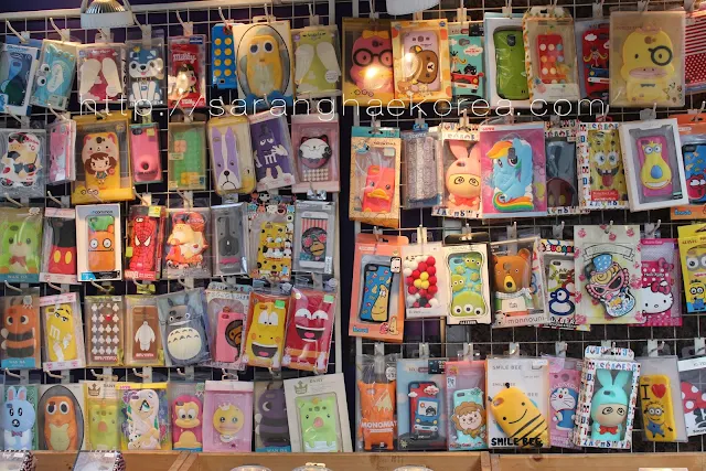 The cute cellphone cases in Korea