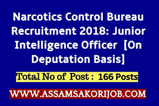 Narcotics Control Bureau Recruitment 2018