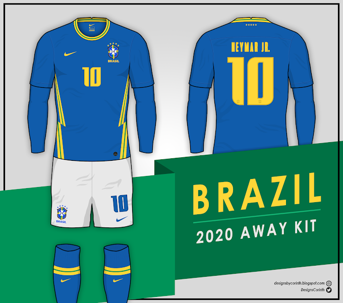 Brazil - 2020 Away Kit Prediction / Previsão do Uniforme II do Brasil para 2020