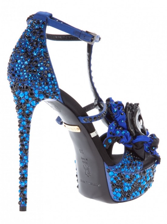 Luxury High Heel Sandal With Crystal !