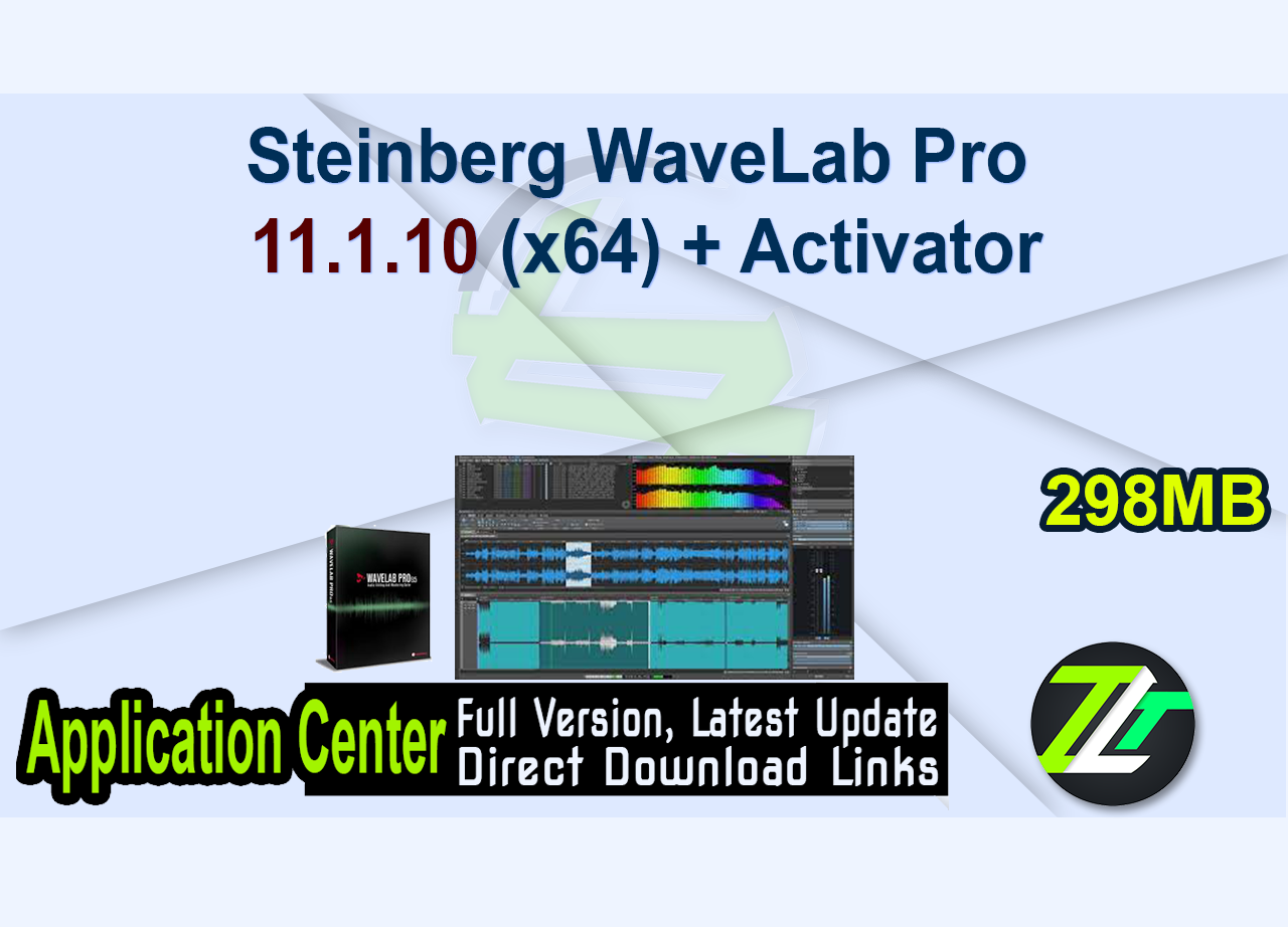 Steinberg WaveLab Pro 11.1.10 (x64) + Activator