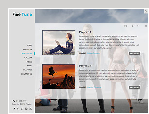 finetune html template