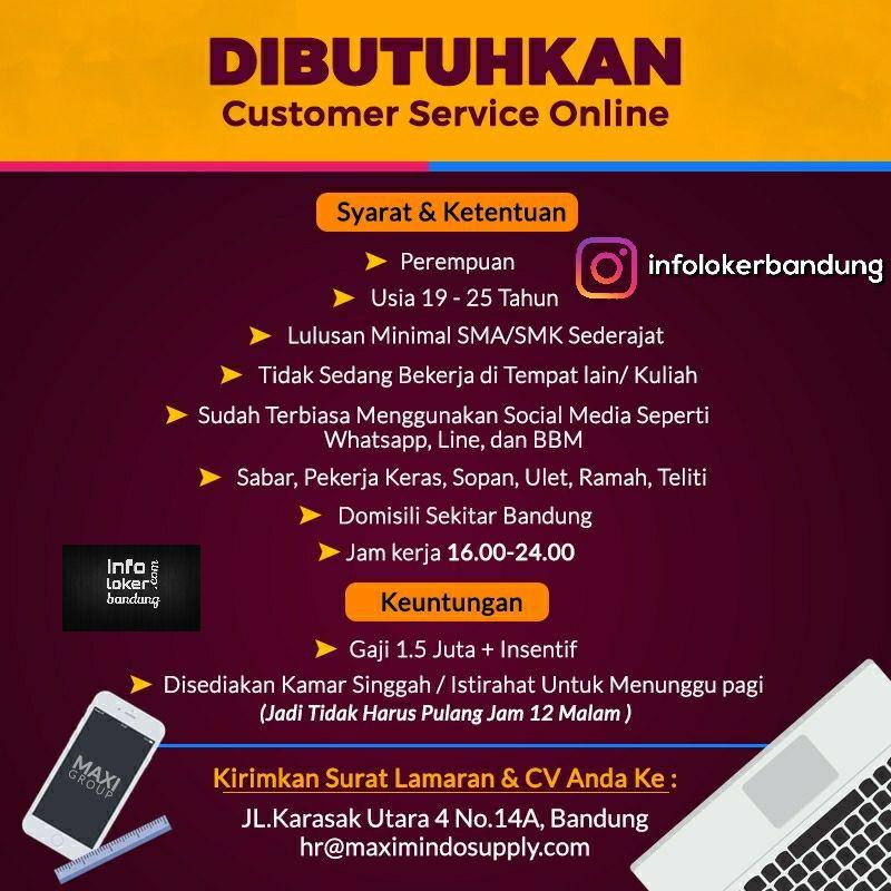 Info Lowongan Kerja Bandung Jawa Barat Terbaru 2017