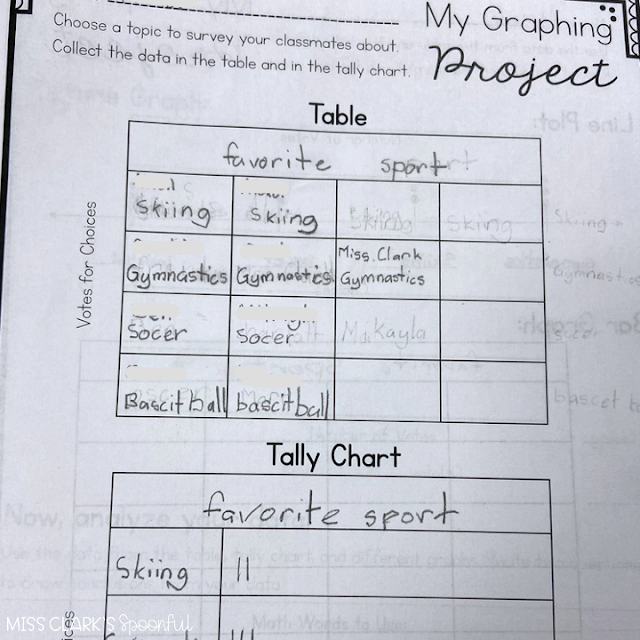 data and graphing activity