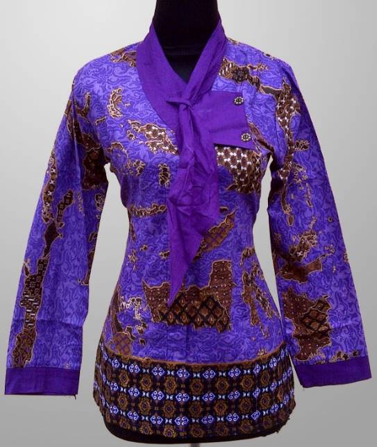 10 Model Baju  Batik  Kerja  Untuk  Wanita Gemuk Terbaru 2019