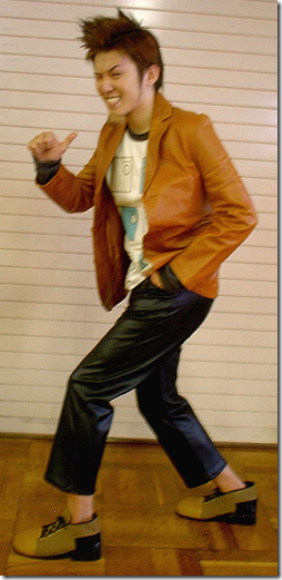  gyakuten saiban / phoenix wright: ace attorney cosplay - yahari masahi / larry butz