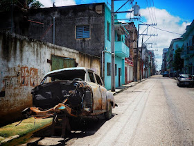 old Havana, streets of Havana, old cars