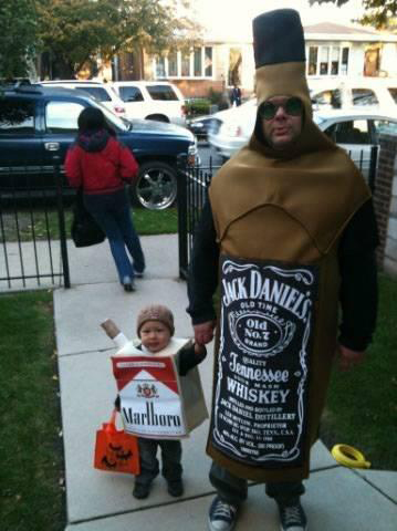 Jack Daniels and Marlboro Costume