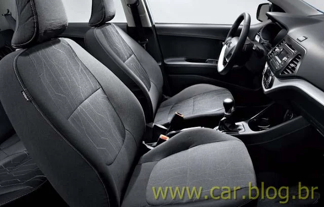 Interior do Novo Kia Picanto Flex 2012