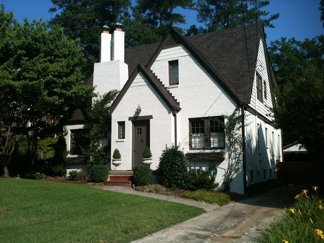 front door colors pictures light brick house White Painted Brick Houses Colors | 640 x 480