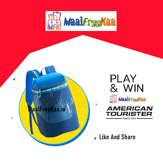 Game: Play And Win American Tourister Backpack