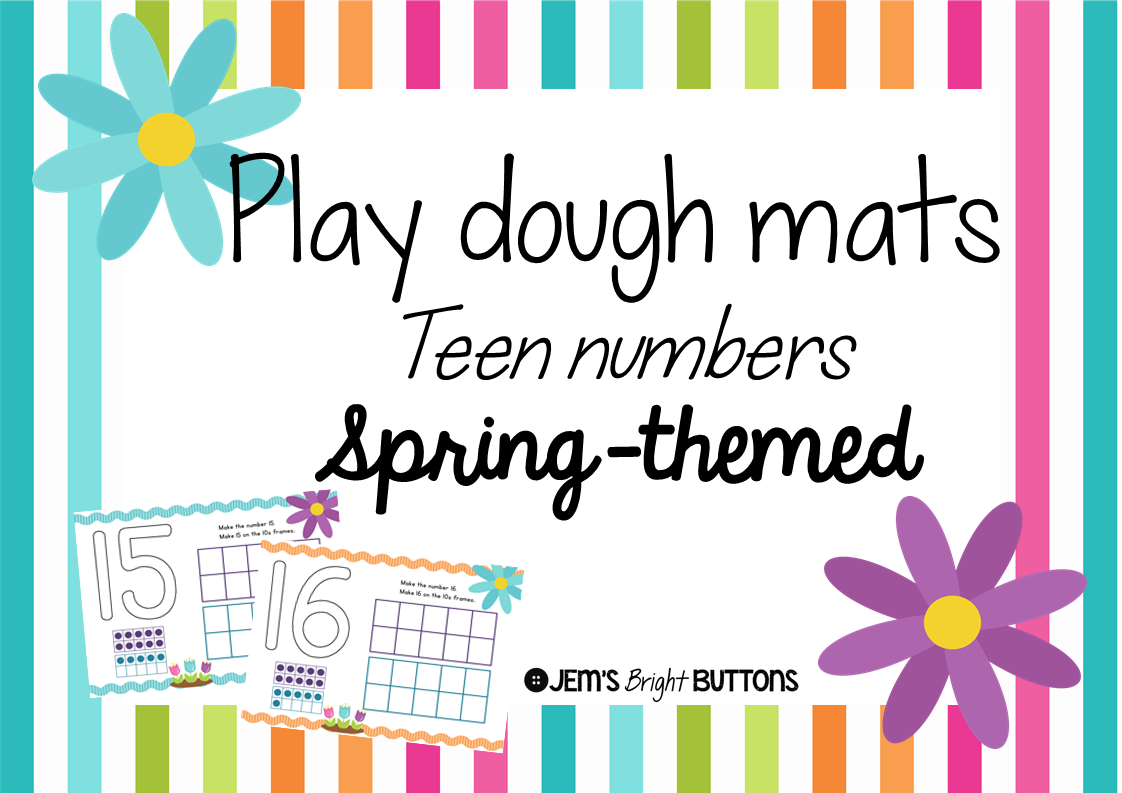 https://www.teacherspayteachers.com/Product/Play-dough-mats-teen-numbers-spring-themed-print-font-1774954