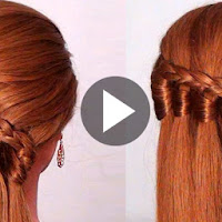 How To Create Waterfall Braid Hairstyle, See Tutorial