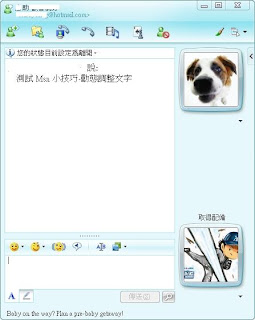 MSN 小技巧-動態調整文字