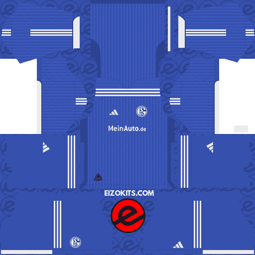 FC Schalke 04 Kits 2023-2024 Adidas Leaked - DLS19 Kits (Home)