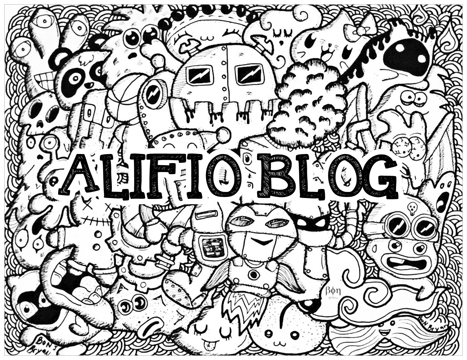 Cara Membuat Doodle Art Di Photoshop Alifios Blog