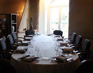 table at Poustagnacq restaurant in Saint Paul lès Dax