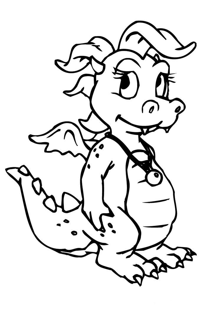 Download Anime Baby Dragons Coloring Pages Coloring Pages