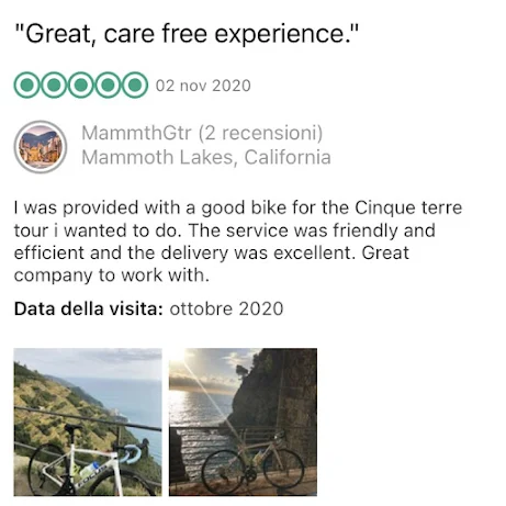 carbon road bike rental cinque terre cycling italy bike rental reviews