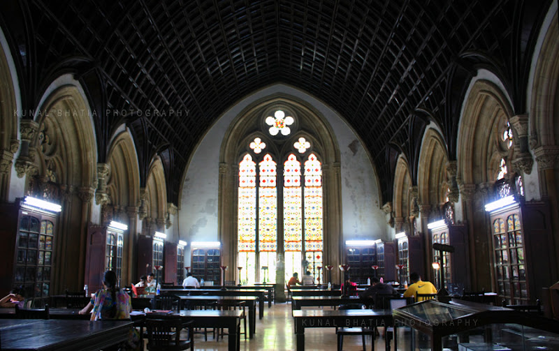 mumbai university library gothic architecture interior by kunal bhatia