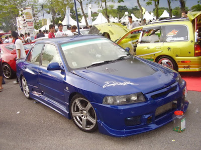 Wide body Wira with Evo VI headlamp