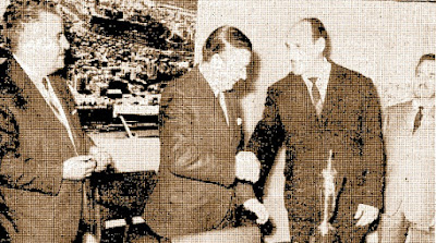 Entrega de la Copa de Campeones del Torneo Nacional de Ajedrez 1968